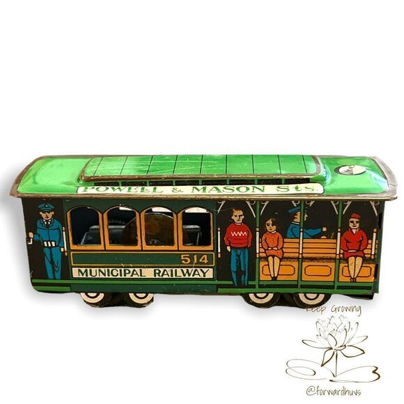 Bundle Sale 3 for $15 | Vintage Powell & Mason Sts 514 Municipal Railway Car - Picture 4 of 8